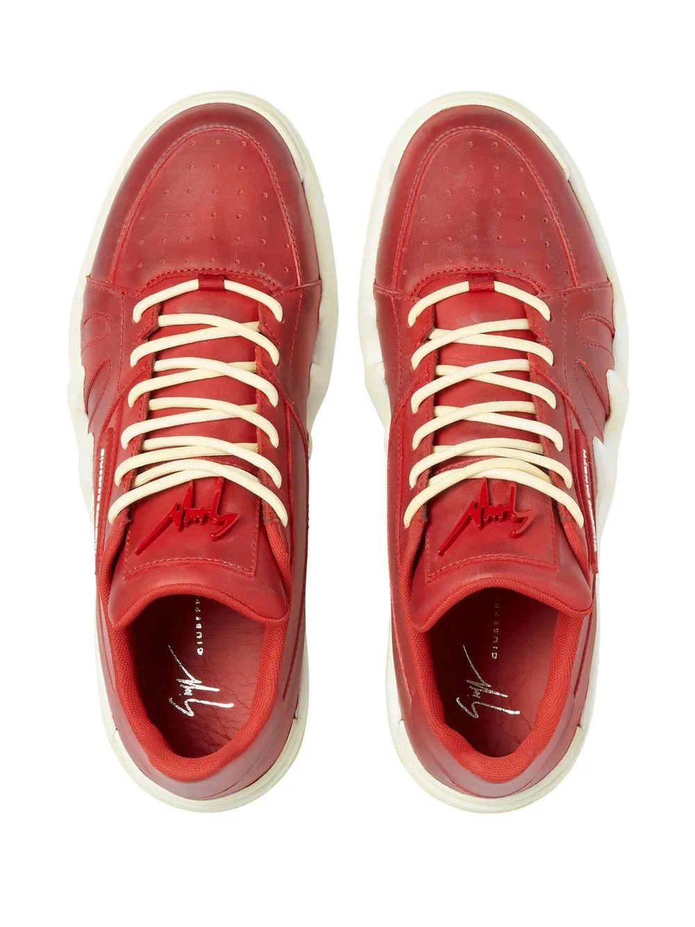 logo-plaque low-top sneakers