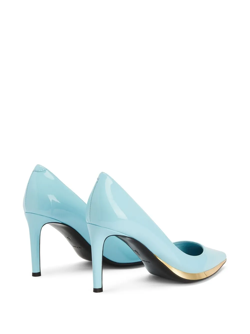 Giuseppe Zanotti Virgyn Pointed-toe Pumps In Blue
