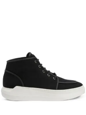 Giuseppe Zanotti Tênis Cano Médio Kriss De Veludo | Azul | FARFETCH BR