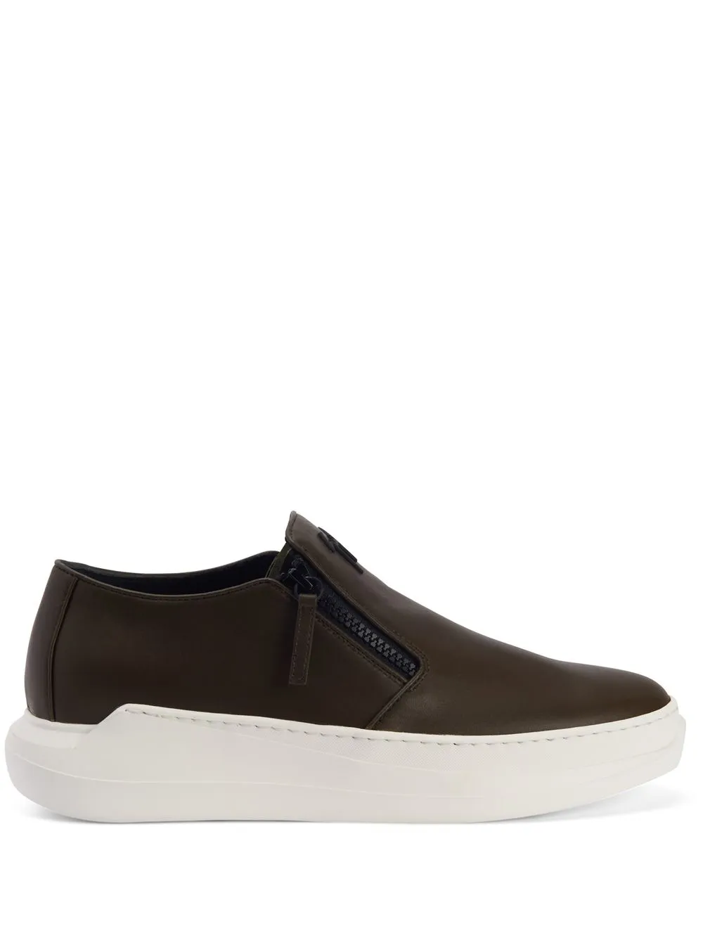 Giuseppe Zanotti Conley zip-details sneakers Green