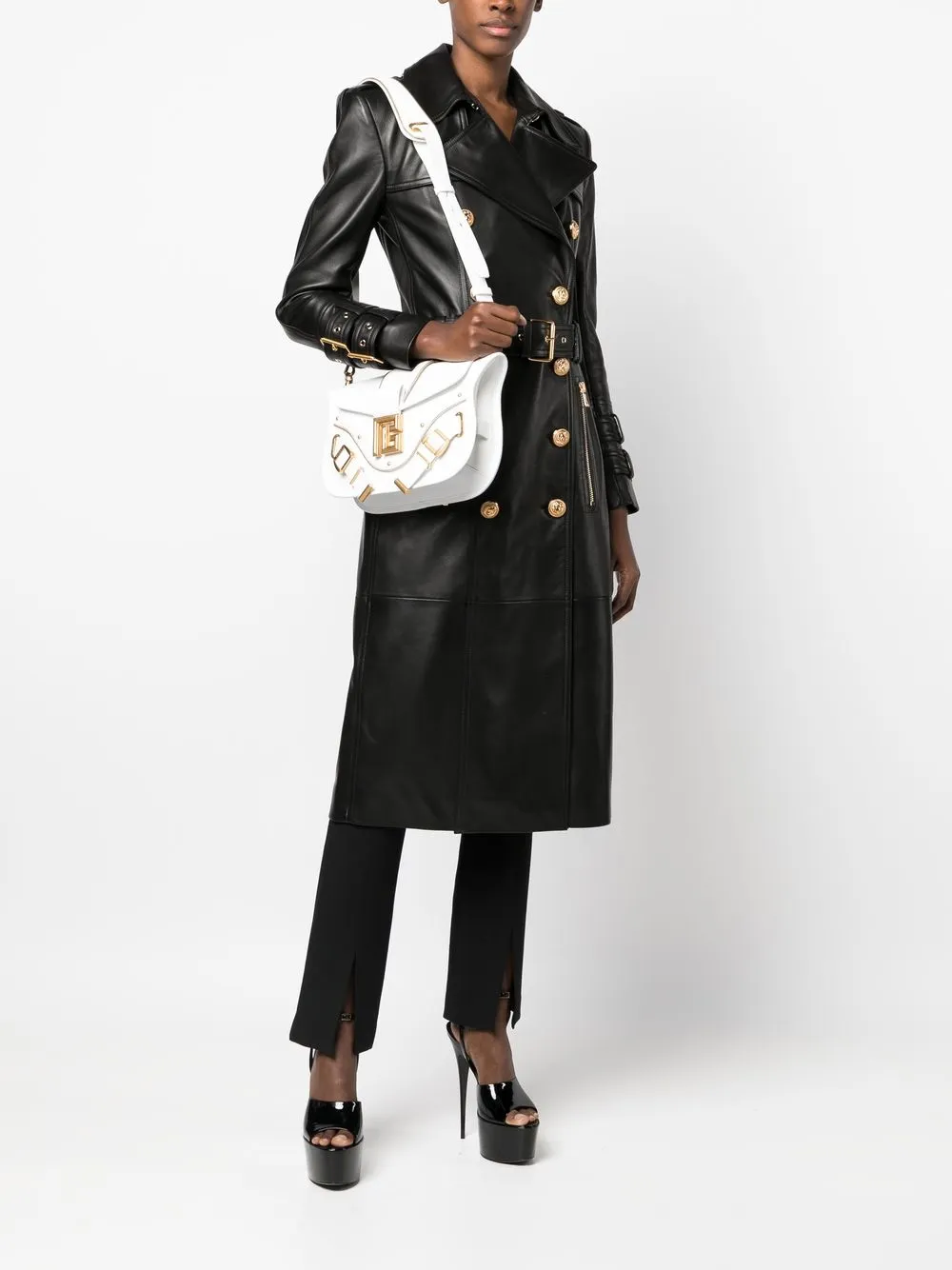 Balmain Blaze crossbodytas - Wit