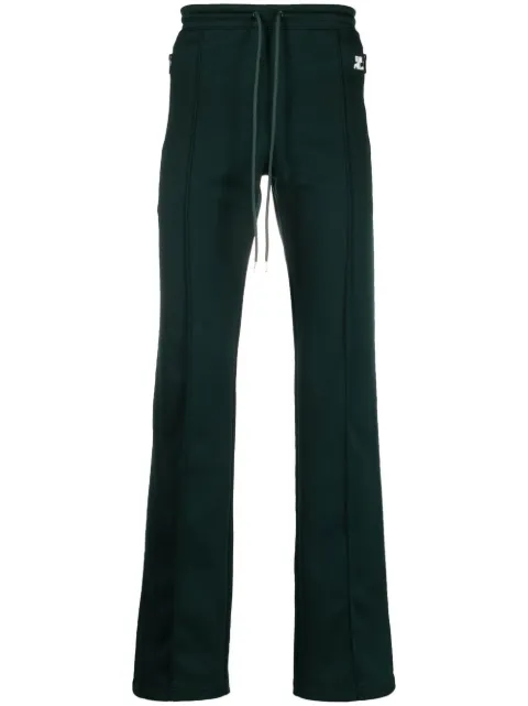 Courrèges pants con parche del logo