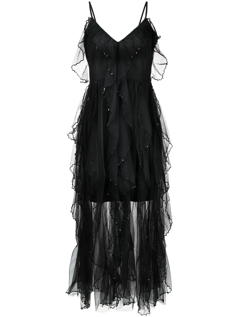 

TWINSET ruffle-detail cocktail dress - Black