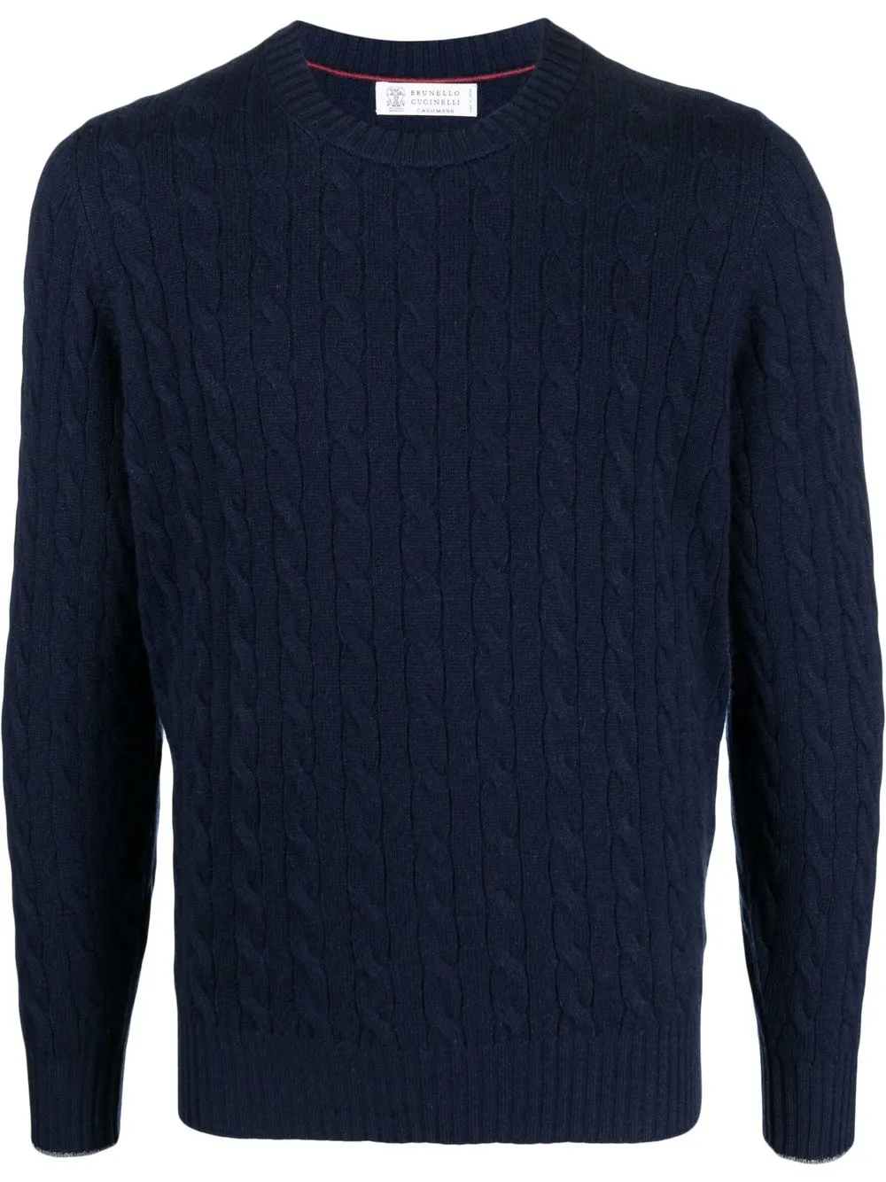 

Brunello Cucinelli cable-knit jumper - Blue