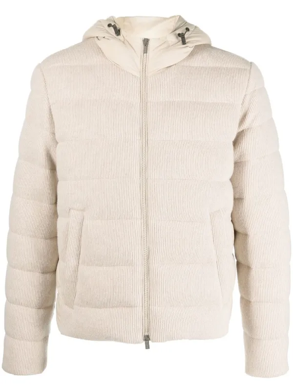 ribbed padded jacket