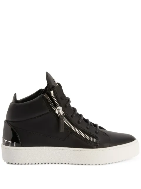 Giuseppe Zanotti leather high-top sneakers