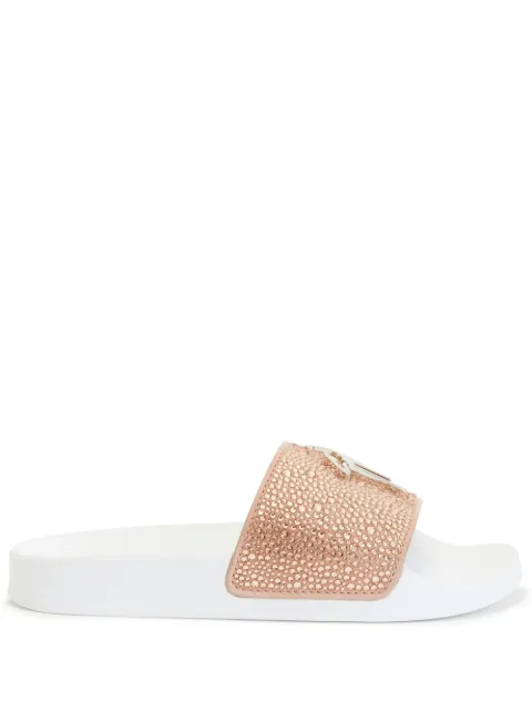 Giuseppe Zanotti Verzierte Brett Pantoletten