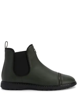 Giuseppe Zanotti Bottines Waylen En Cuir Farfetch
