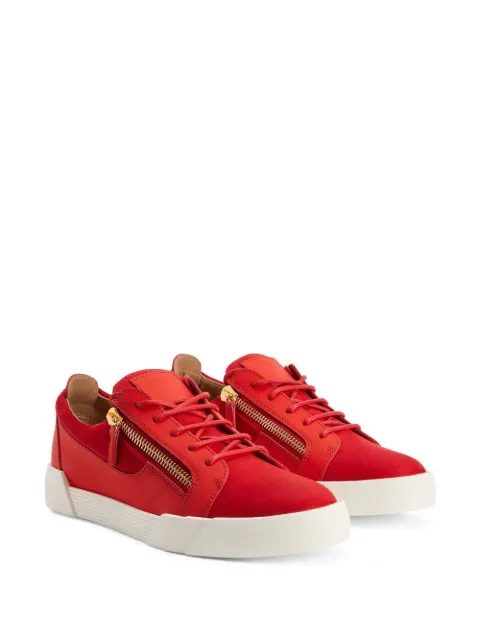 Giuseppe Zanotti panelled low top sneakers