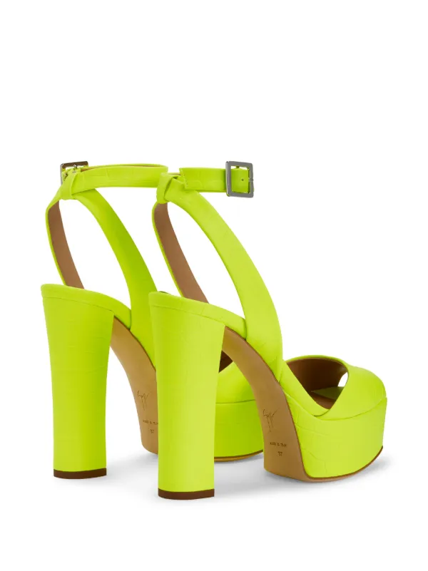 Giuseppe Zanotti Betty 120mm crocodile-print Sandals