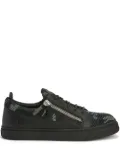 Giuseppe Zanotti camouflage print low-top sneakers - Black
