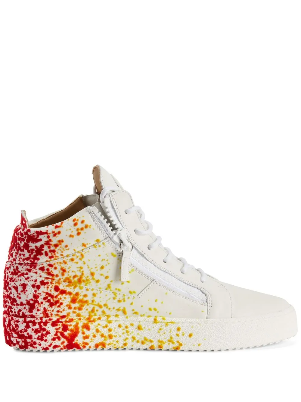 

Giuseppe Zanotti tenis altos Kriss - Blanco