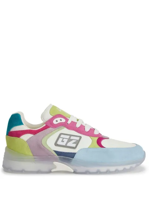 Giuseppe Zanotti Sneakers mit Kontrasteinsätzen