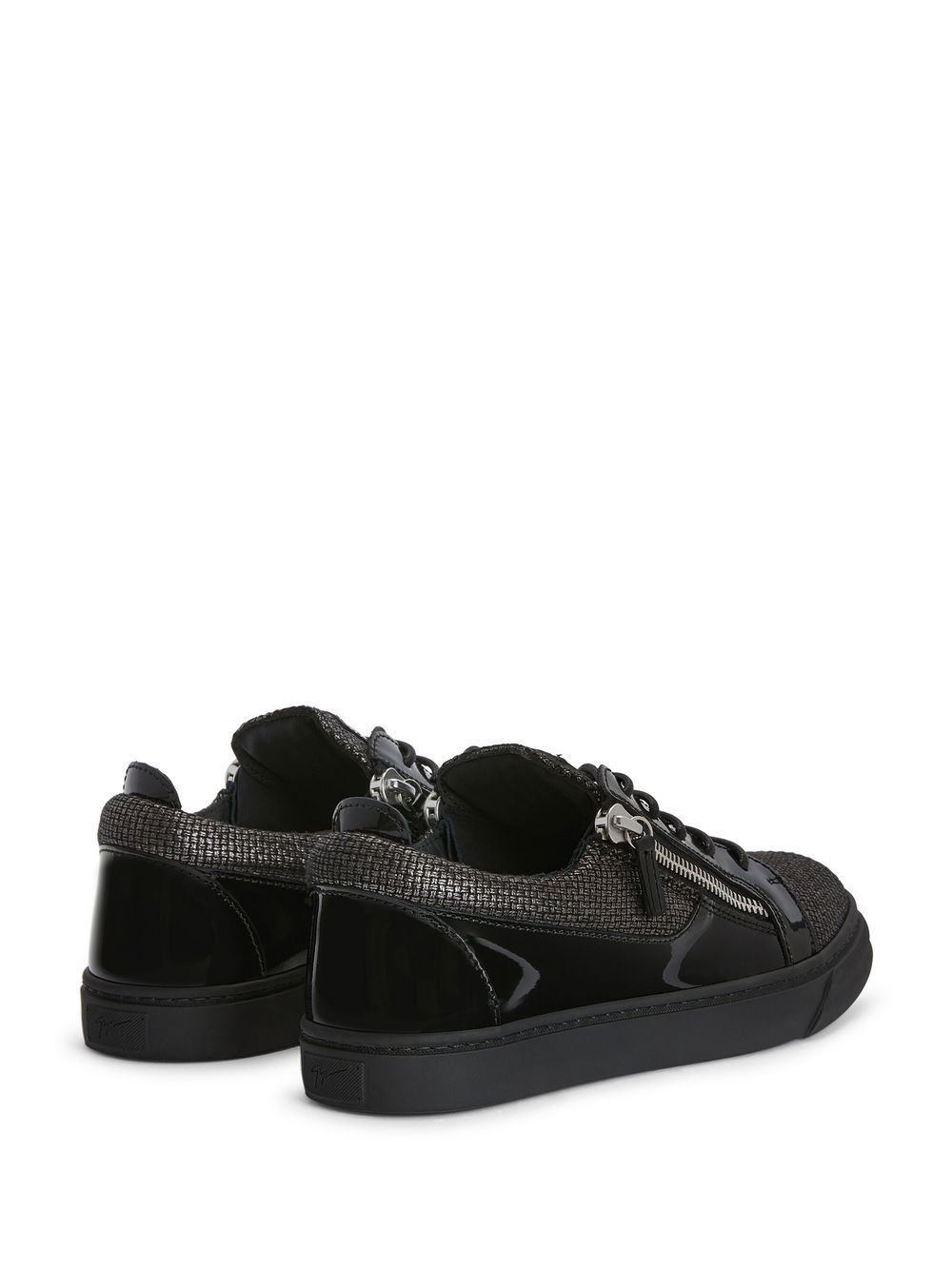 Shop Giuseppe Zanotti Frankie Low-top Sneakers In Schwarz