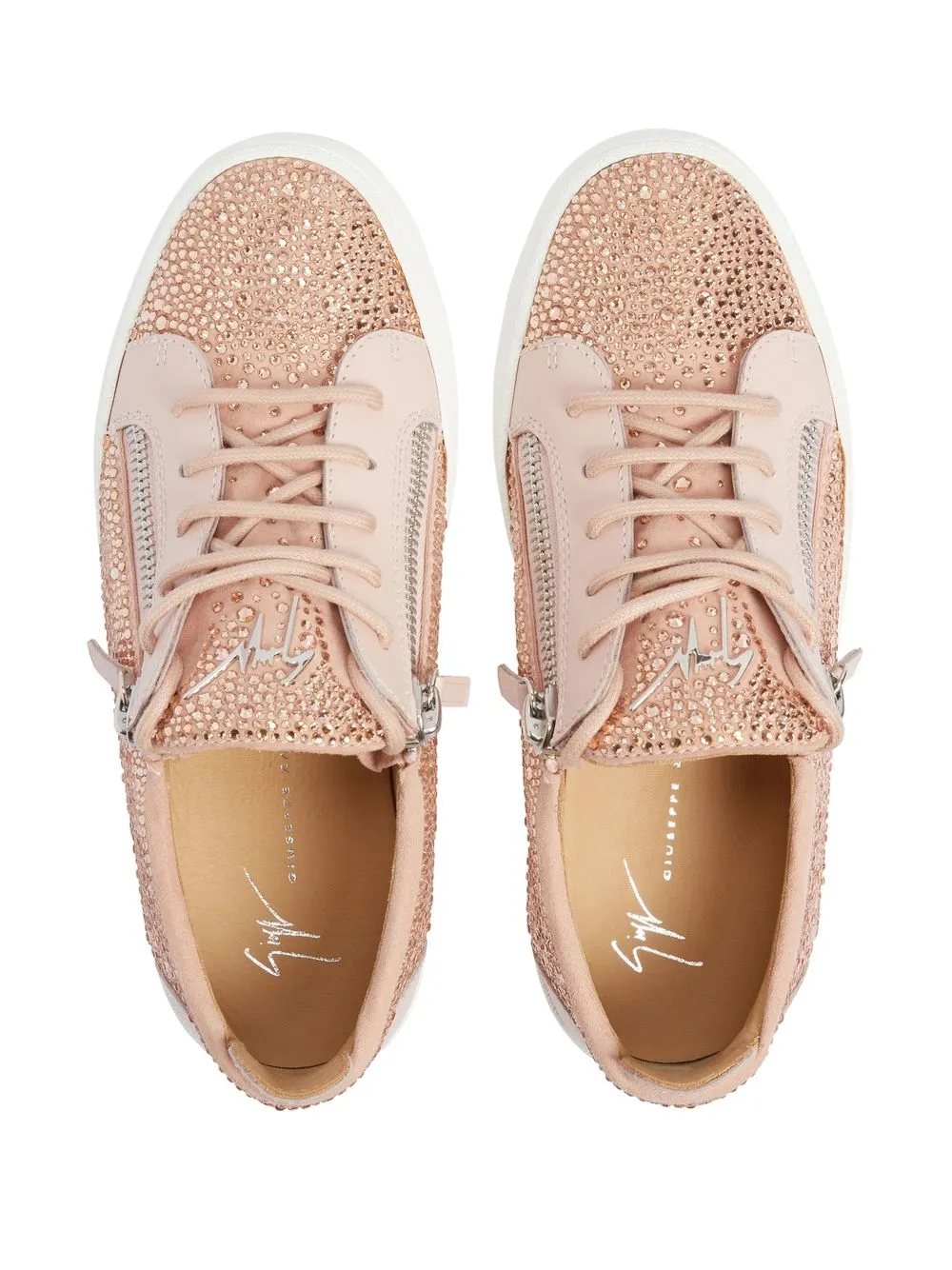 Giuseppe Zanotti Gail sneakers verfraaid met kristal Roze