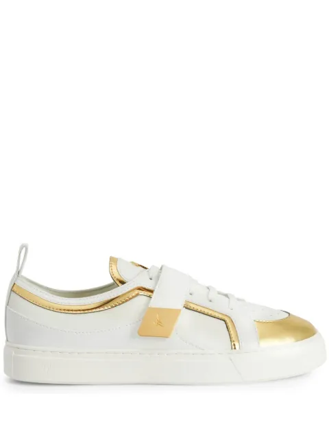 Giuseppe Zanotti Zenas 拼接皮质运动鞋