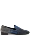 Giuseppe Zanotti Lewis Sparkle crystal-embellished loafers - Blue