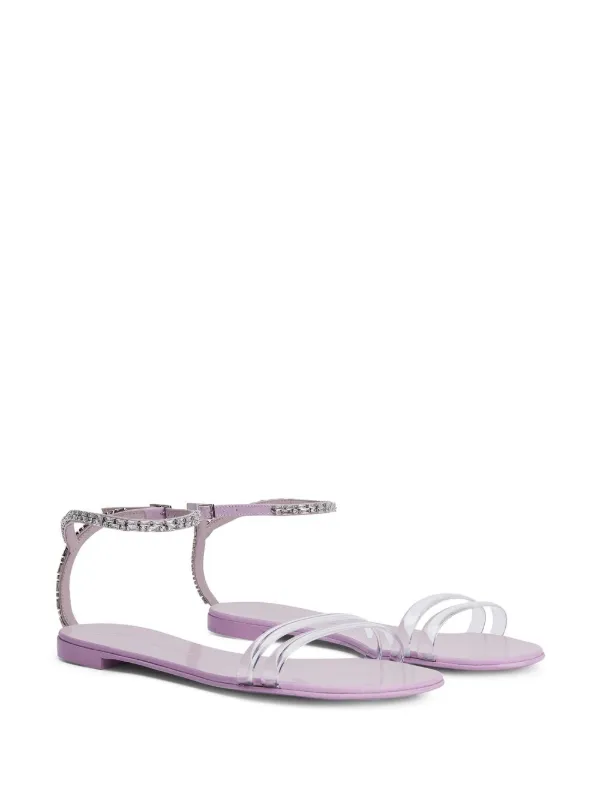 Giuseppe Zanotti Agathe Plexi サンダル | ピンク | FARFETCH JP