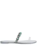 Giuseppe Zanotti crystal-strap sandals - Silver