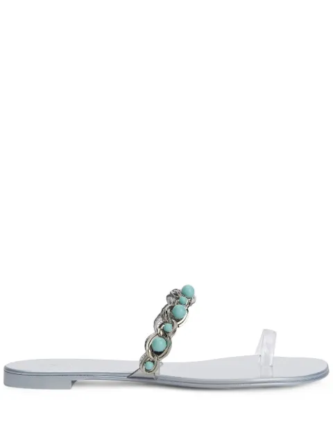 Giuseppe Zanotti Sandalen mit Kristallen