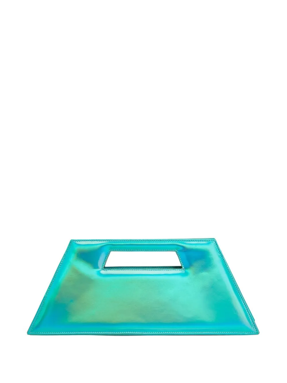 Giuseppe Zanotti Meloee Holographic-effect Clutch In Blue