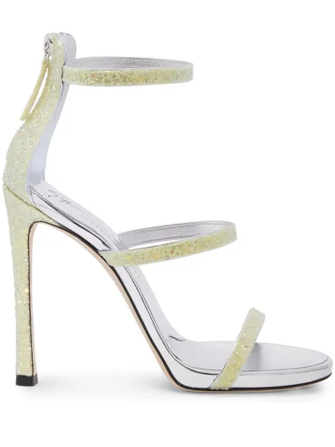 Giuseppe Zanotti Harmony glitter strappy sandals
