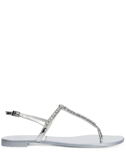 Sandales Minnah à ornements en cristal - Giuseppe Zanotti - Modalova