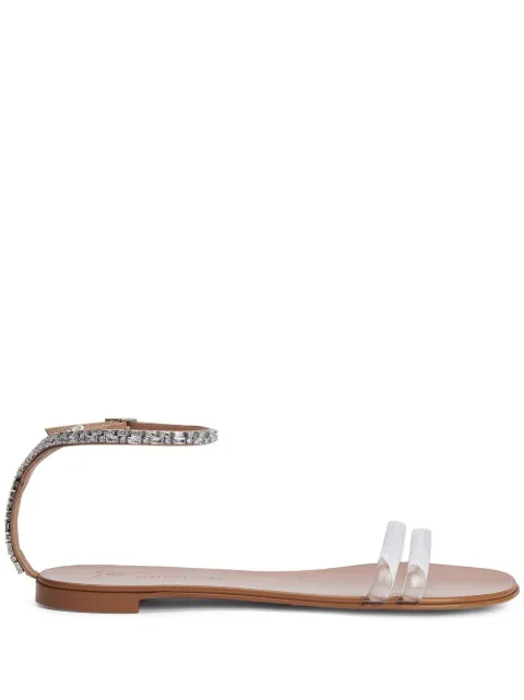 Giuseppe Zanotti sandalias con detalles de cristal