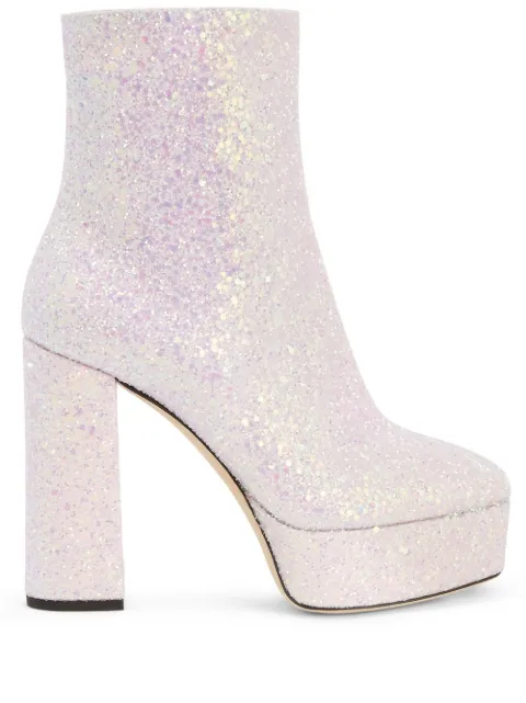 Giuseppe Zanotti glittered platform boots 