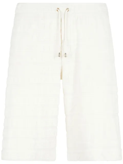 Giuseppe Zanotti terry-cloth drawstring-waist Bermuda shorts 