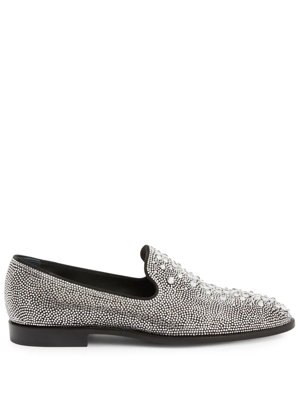 Giuseppe Zanotti Anthime crystal-embellished loafers Black