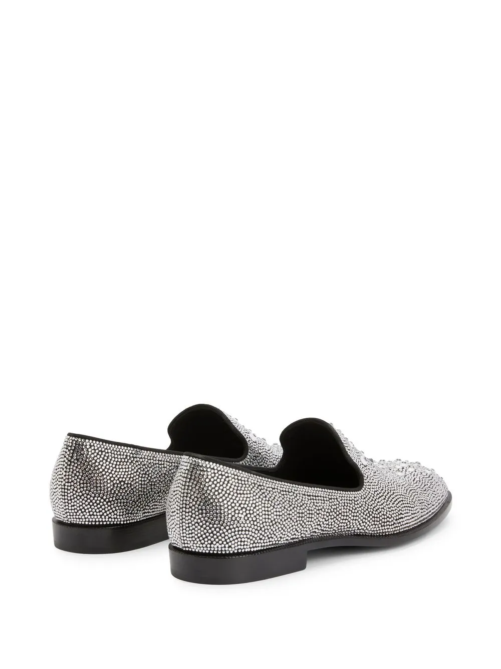 Giuseppe Zanotti Anthime crystal-embellished loafers Black