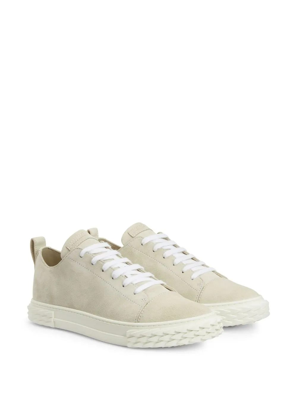 Giuseppe Zanotti suede low-top sneakers Neutrals