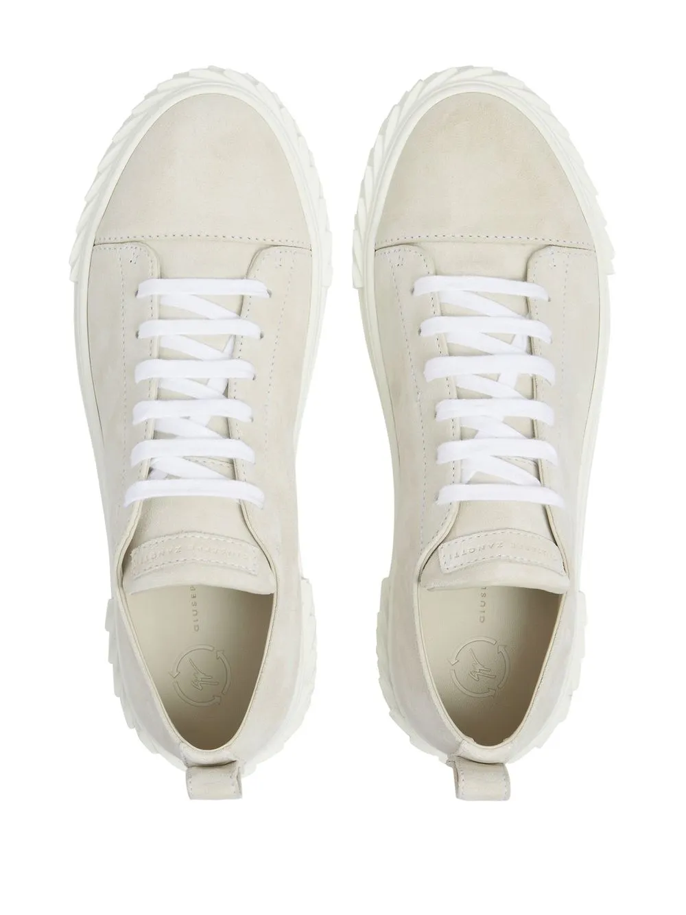 Giuseppe Zanotti suede low-top sneakers Neutrals