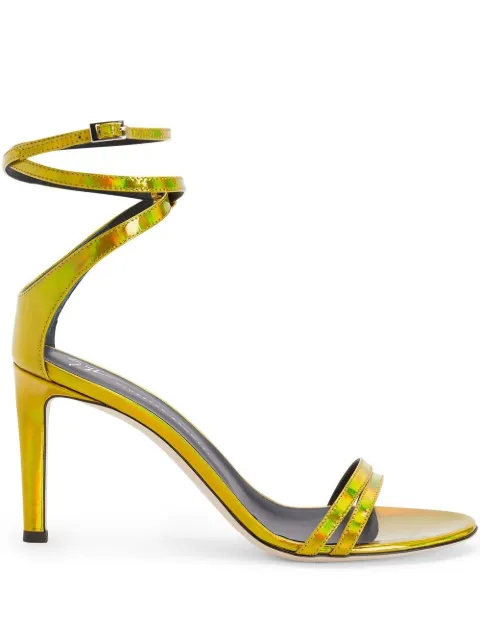 Giuseppe Zanotti metallic-finish stiletto sandals