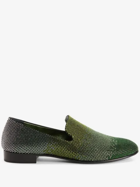 Giuseppe Zanotti Lewis Sparkle rhinestone loafers