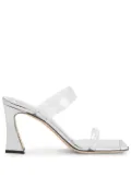 Giuseppe Zanotti transparent block-heel mules - Silver