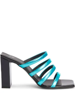 Giuseppe Zanotti ブロックヒール サンダル | グリーン | FARFETCH JP