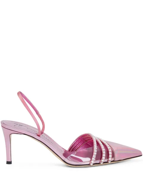 Giuseppe Zanotti Claralie rhinestone-embellished 70mm pumps