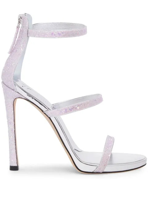 Giuseppe Zanotti 120mm glittered stiletto sandals