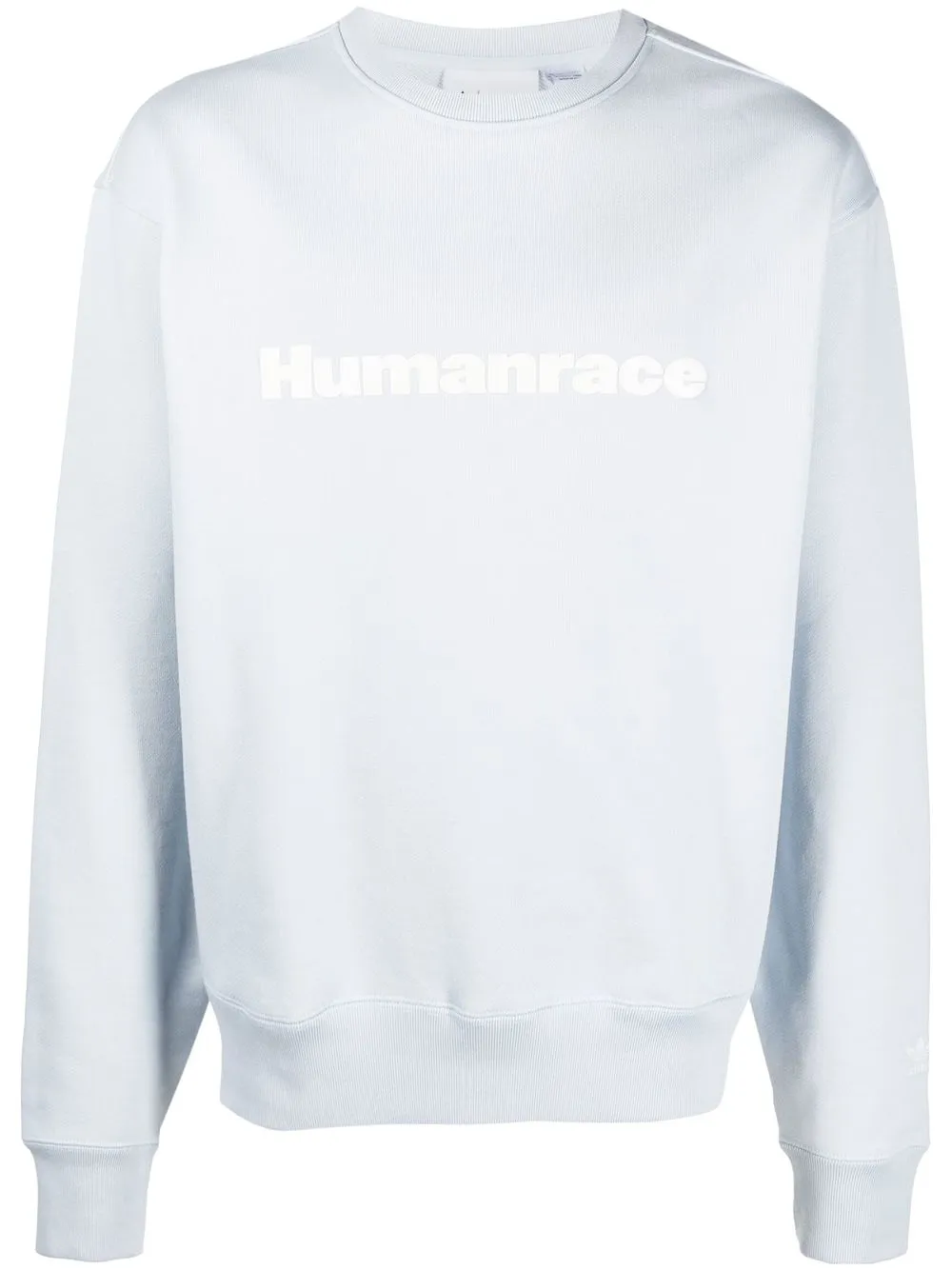 

adidas slogan-print crew neck sweatshirt - Azul