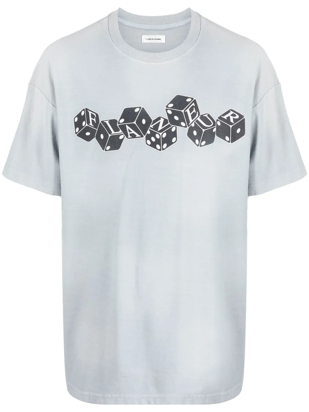 

Flaneur Homme dice logo print T-shirt - Green