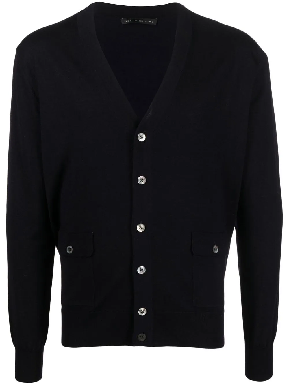 

Low Brand V-neck merino wool cardigan - Blue