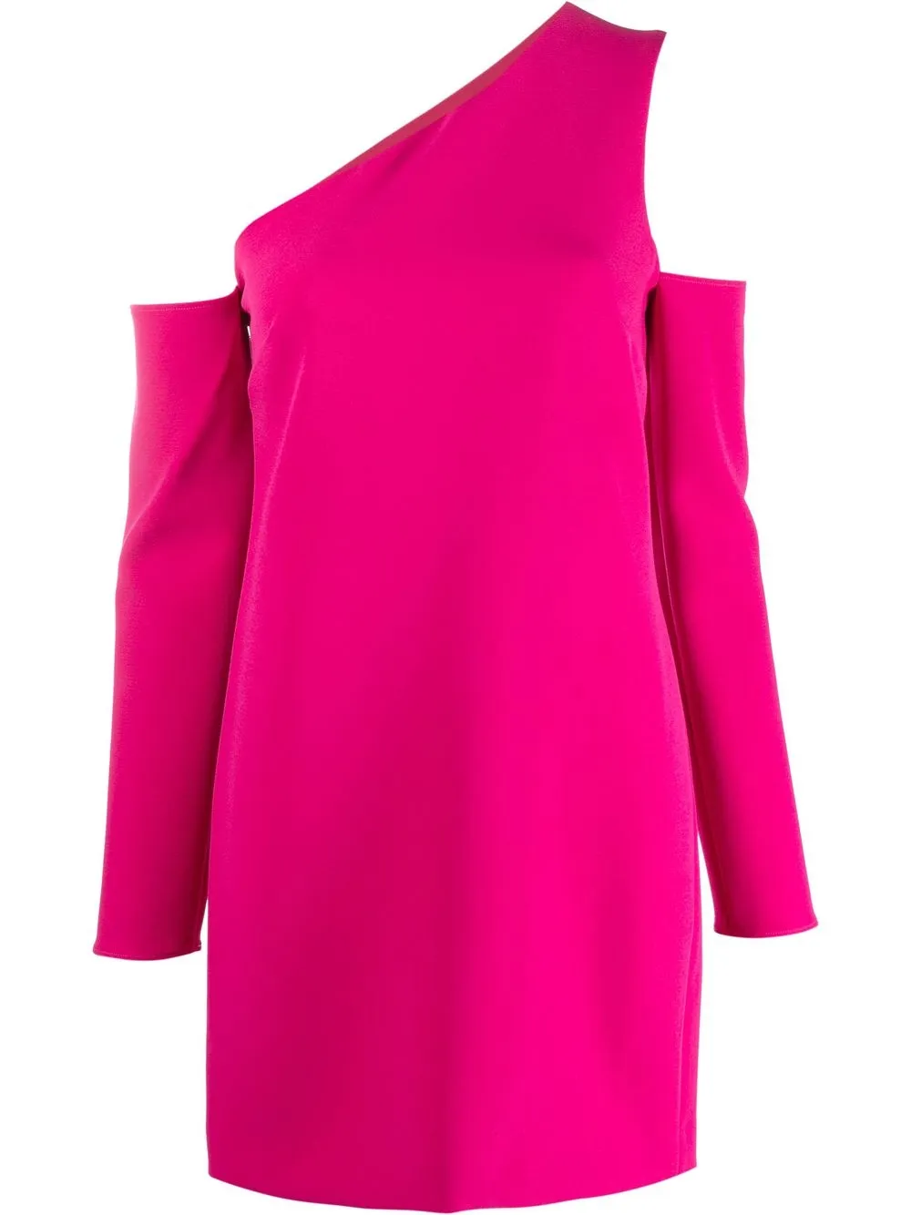 

P.A.R.O.S.H. one-shoulder shift dress - Pink