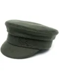Ruslan Baginskiy logo-embroidered baker boy cap - Green