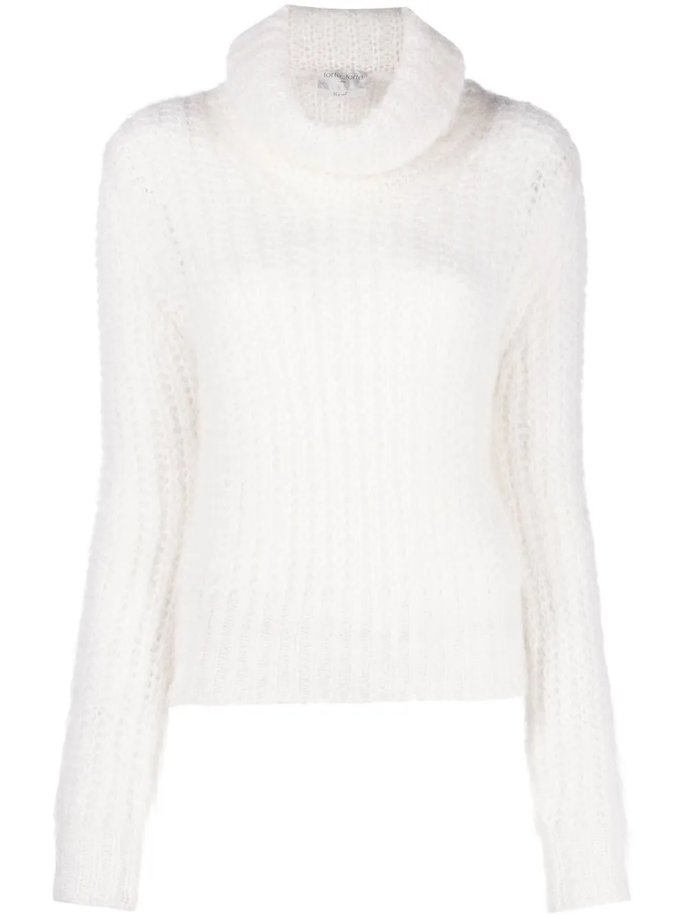 

Forte Forte roll-neck jumper - White