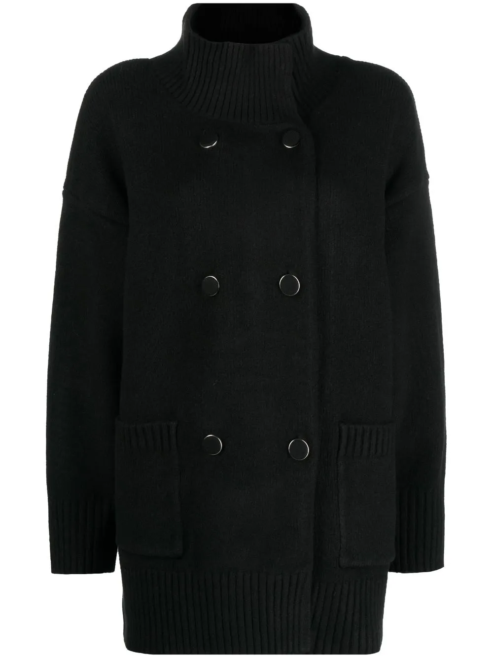 

TWINSET chunky-knit double-breasted cardigan - Black