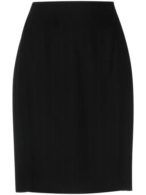 Gianfranco Ferré Pre-Owned 1990s pinstripe pencil skirt