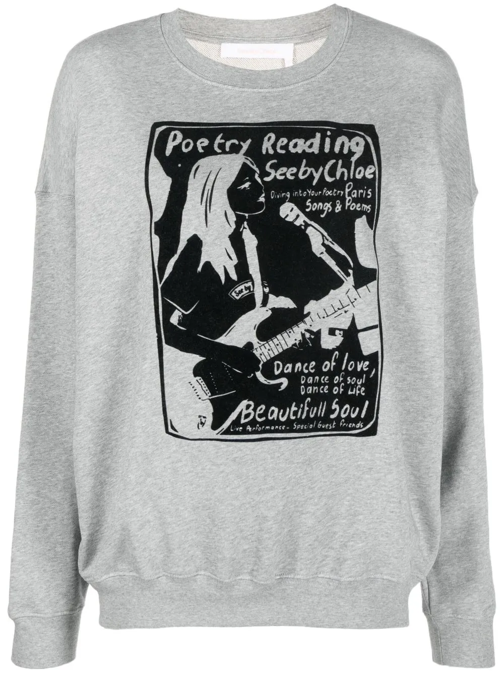 See By Chloé Sweatshirt In Grey
