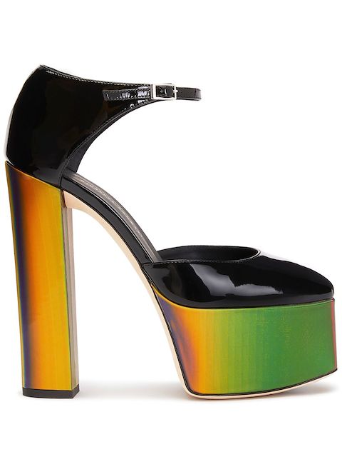 Giuseppe Zanotti Sapato Bebe com plataforma 150mm